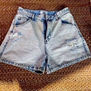 ZGY denim high rise shorts